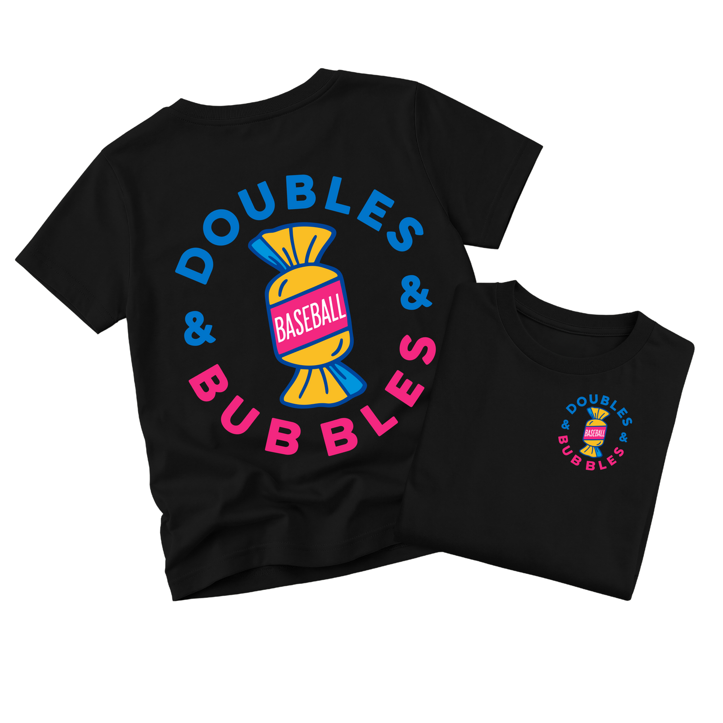 Youth Doubles and Bubbles-Baseball