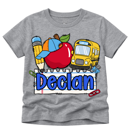 Youth Personalized Back to School