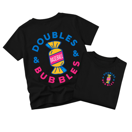 Youth Doubles and Bubbles-Baseball